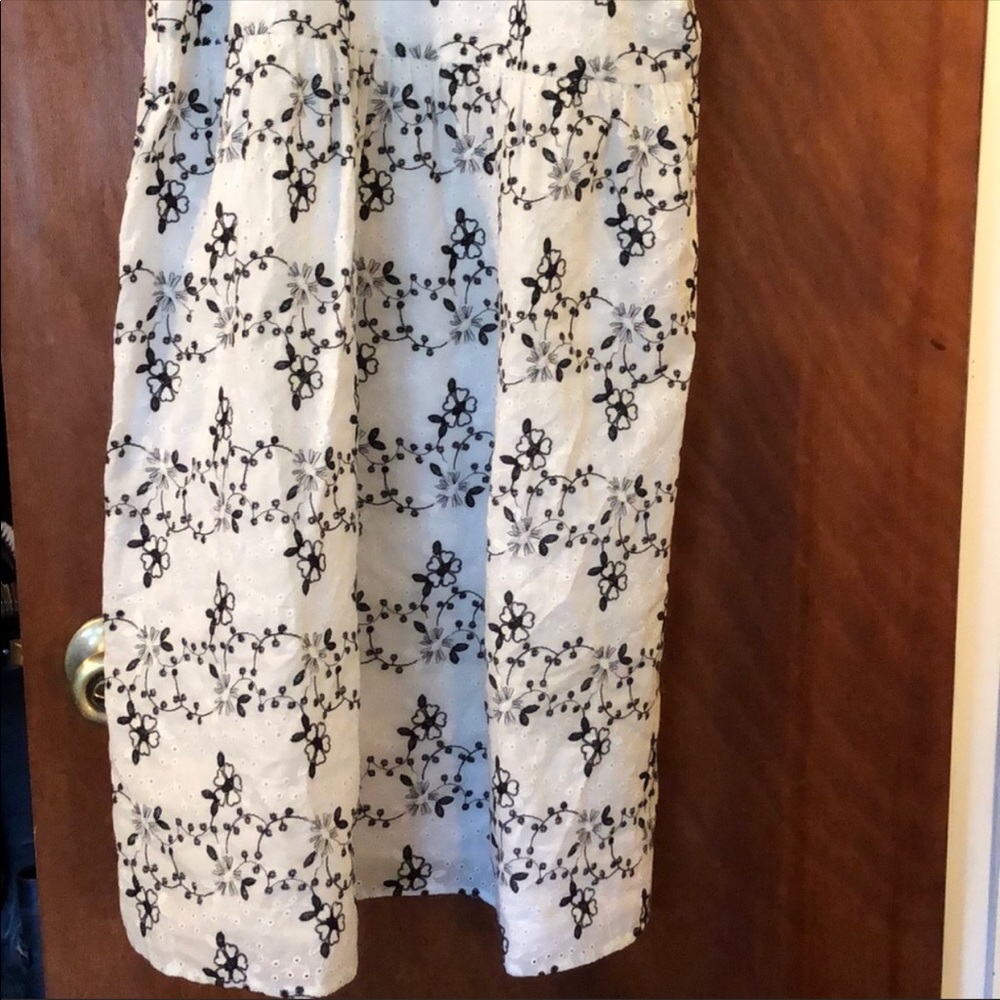 Loft Embroidered Halter Flare Dress - Picture 7 of 7